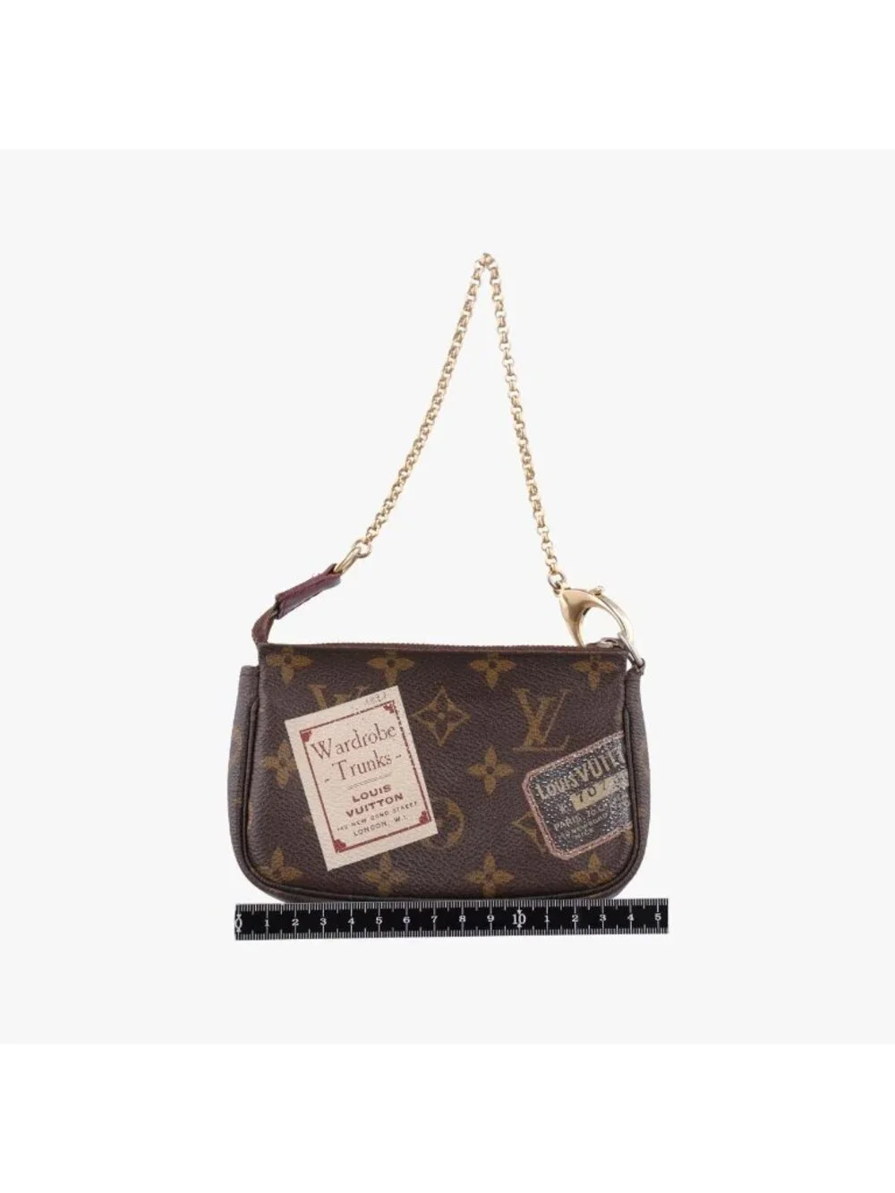 Louis Vuitton Mini Pochette Brown Monogram Canvas Handbag